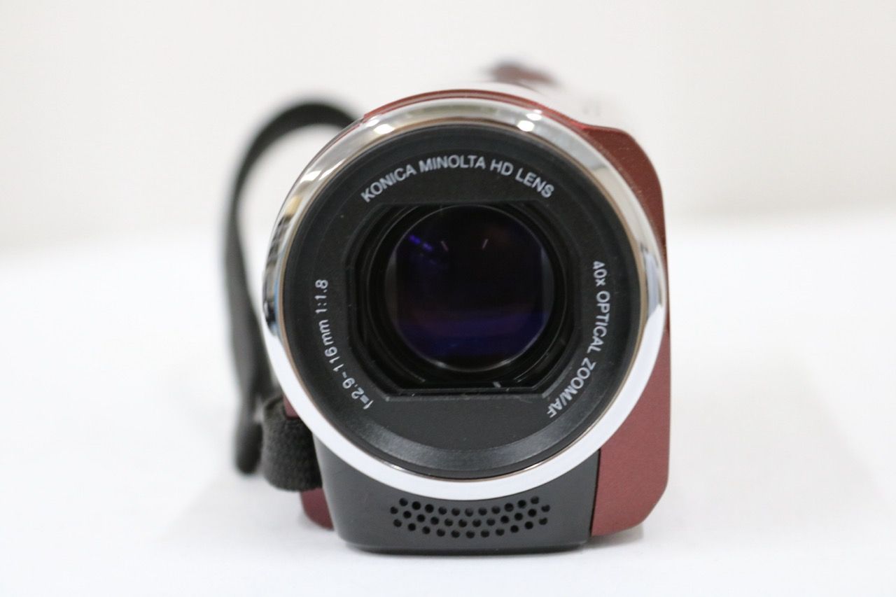 返品保証】 【元箱付き】JVC Everio GZ-HM460 レッド 40x 付属品多数
