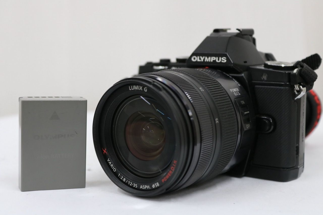 【返品保証】 【シャッター15242回】オリンパス Olympus OM-D E-M5 ブラック VARIO 12-35mm F2.8 ASPH X ミラーレス一眼 e11202