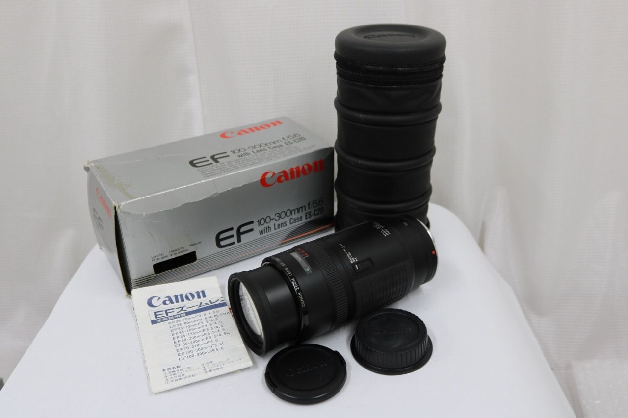【返品保証】 【元箱付き】キャノン Canon EF 100-300mm F5.6 レンズ e11213