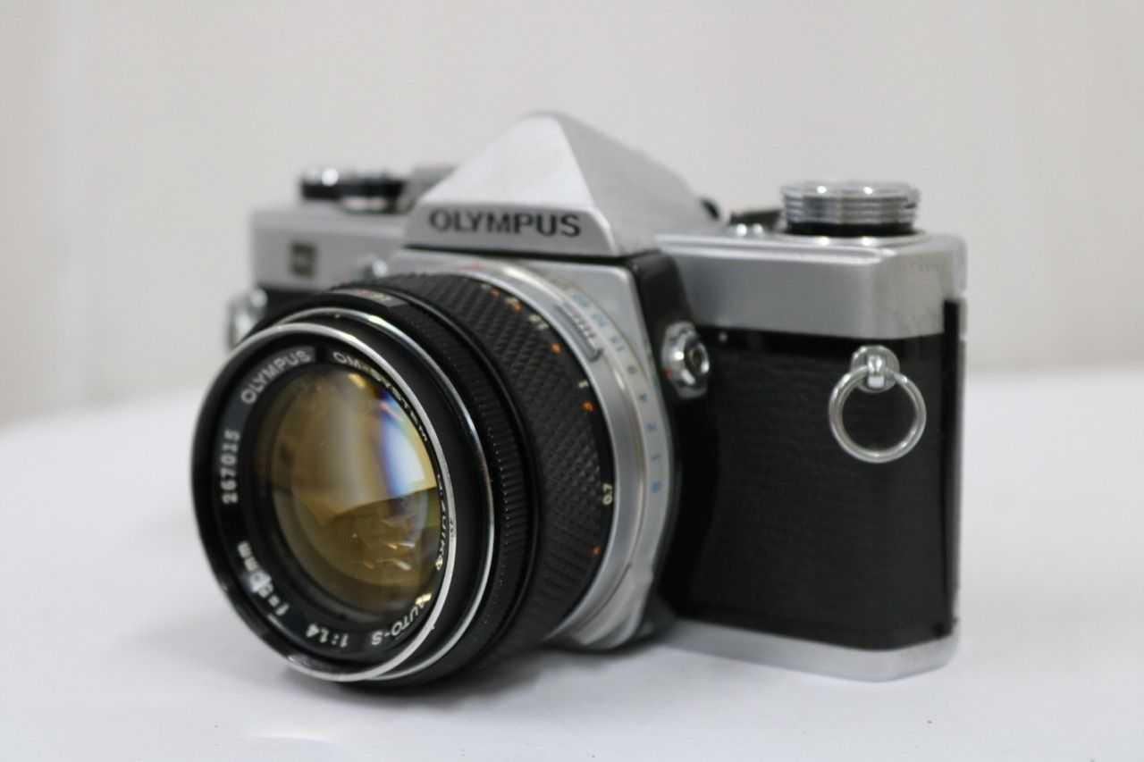 【返品保証】 オリンパス Olympus OM-1 G.ZUIKO AUTO-S 50mm F1.4 ボディレンズセット e11203