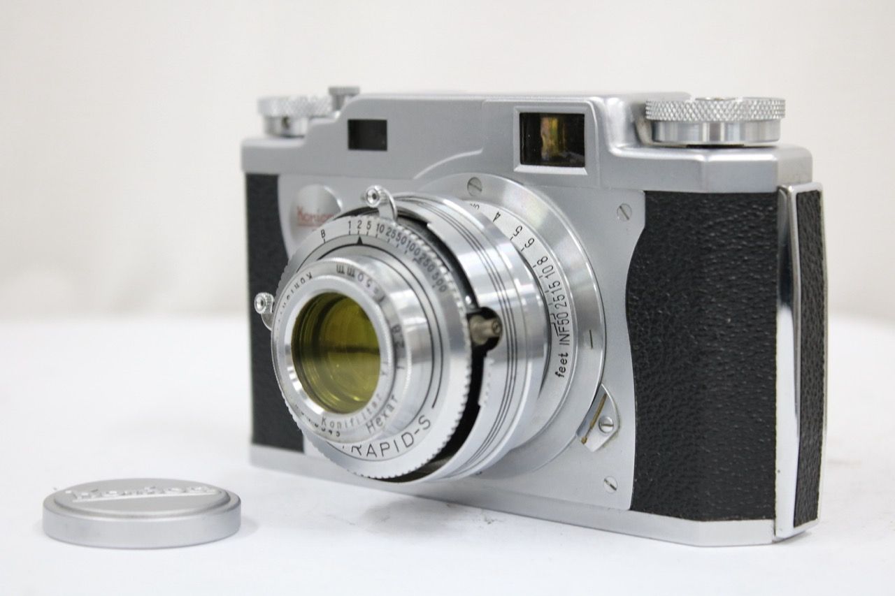 【返品保証】 コニカ KONICA II Hexar 50mm F2.8 レンジファインダー カメラ e11259
