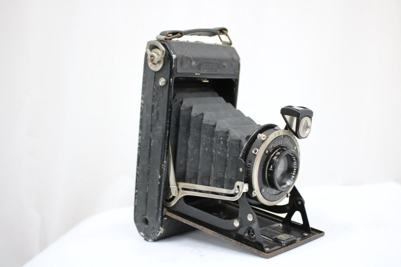 【訳あり品】 ツァイスイコン Zeiss Ikon Ikonta 105mm 520/2 F4.5 蛇腹カメラ e11247