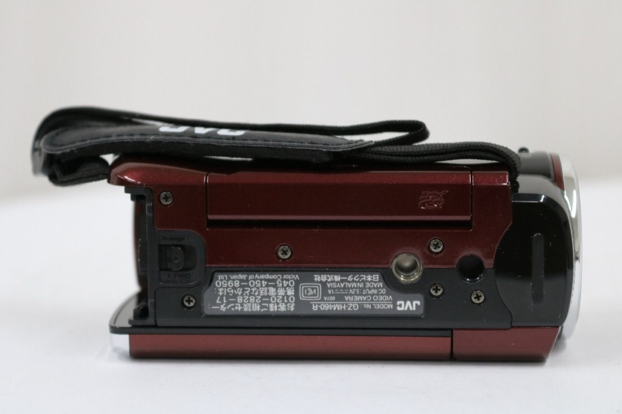 返品保証】 【元箱付き】JVC Everio GZ-HM460 レッド 40x 付属品多数