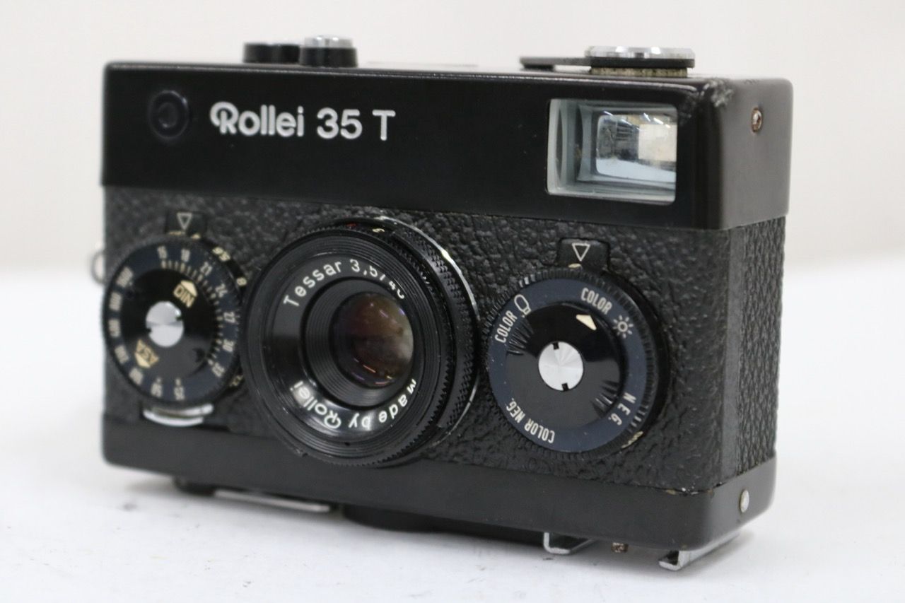 【訳あり品】 ローライ Rollei 35 T ブラック Tessar 40mm F3.5 カメラ e11205
