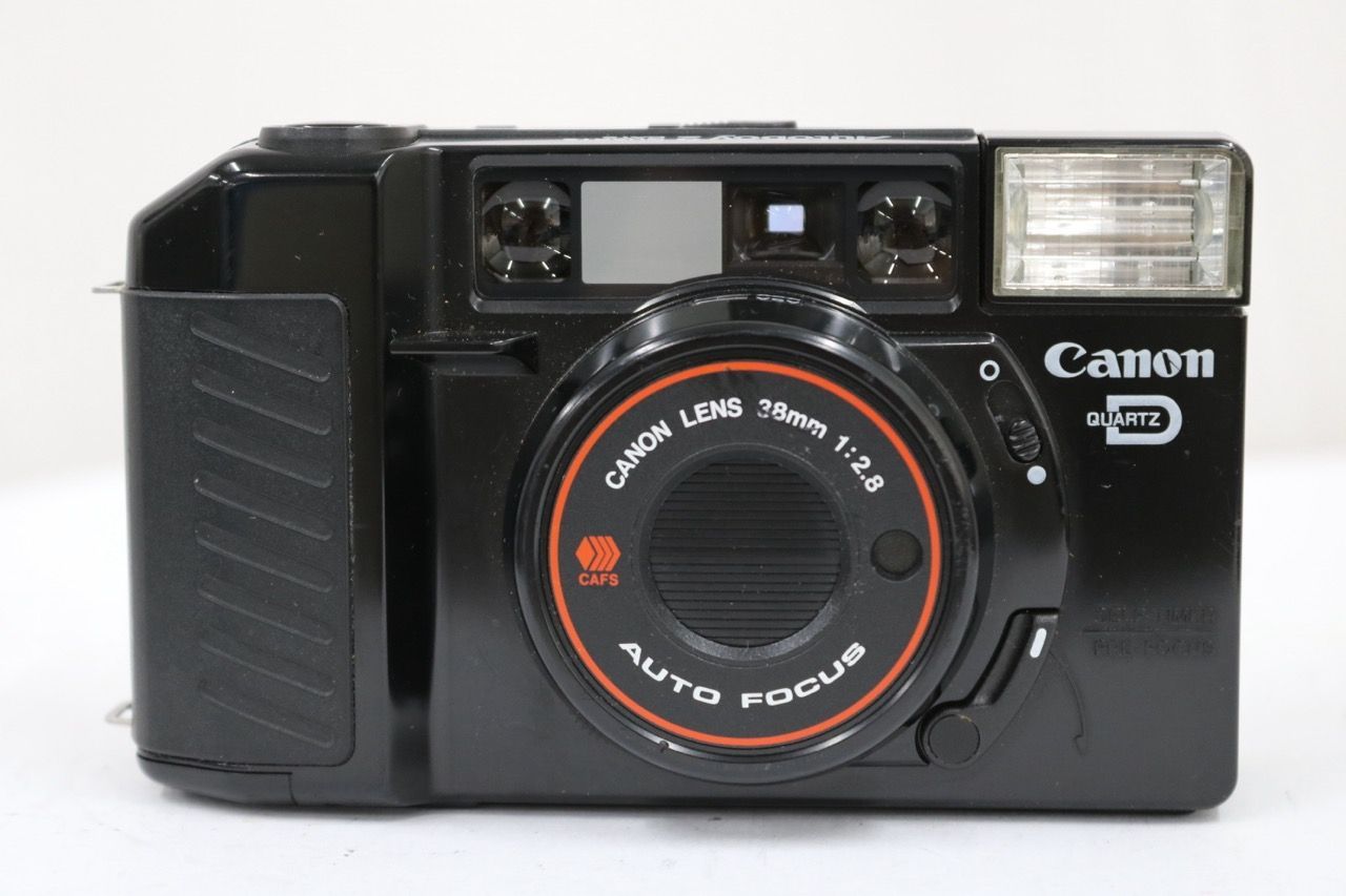 返品保証】 キャノン Canon Autoboy2 QUARTZ DATE ブラック 38mm F2.8