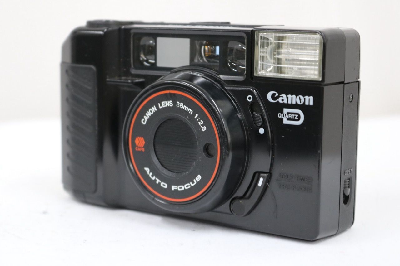 返品保証】 キャノン Canon Autoboy2 QUARTZ DATE ブラック 38mm F2.8