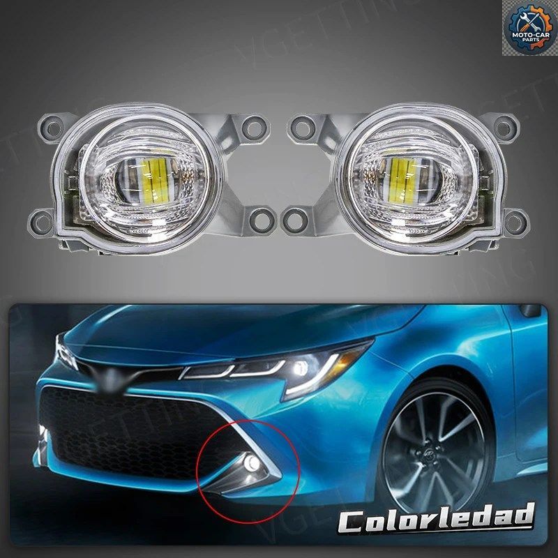 トヨタ C-HR レビン カローラ L LE XLE ハッチバック ヤリス フォーチュナー ハイラックス レボ SW4 2019 - 22 12V カーフォグランプ