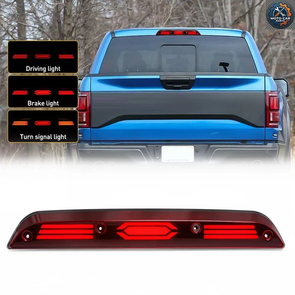 3-IN-1 車用 LED ハイマウント サードブレーキライト フォード F-150 F-250 F-350 F-450 2015-2022 DRL ダイナミックターンライト リフレク