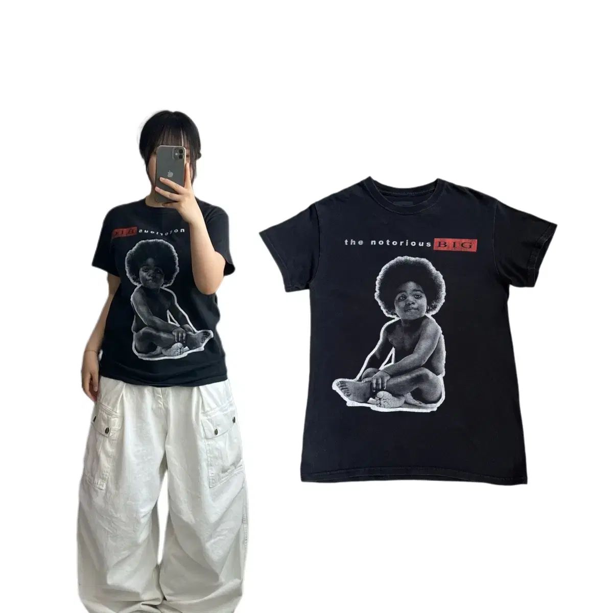B I G ビギー ヴィンテージ ヒップホップTシャツ ラブTシャツ 半袖 Tシャツ