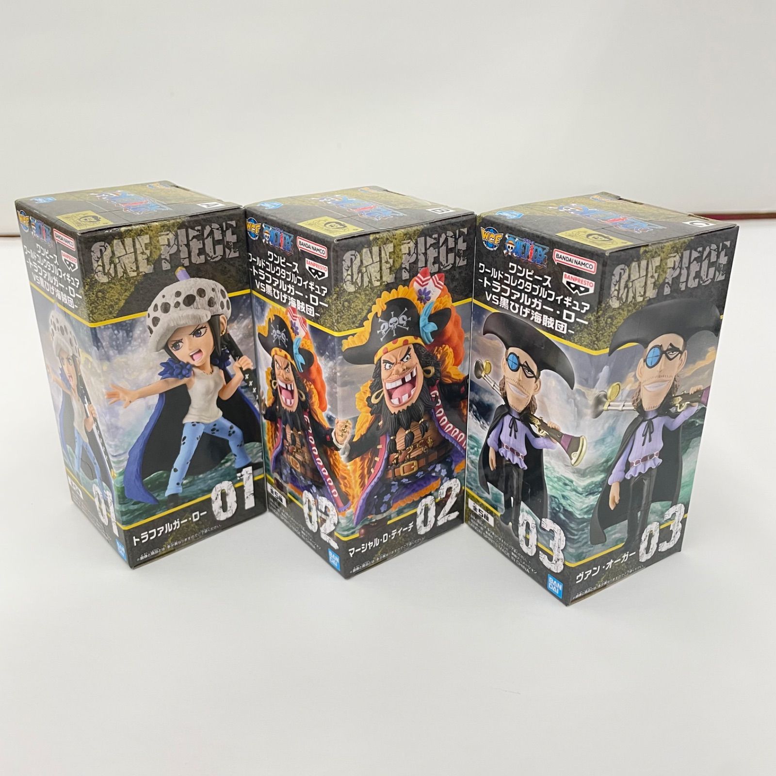 【レアあり☆】ワンピース ロー多め 特典系 まとめ売り　　32点 瀬戸店】未開封 ワンピース トラファルガー・ローVS黒ひげ海賊団 全5種