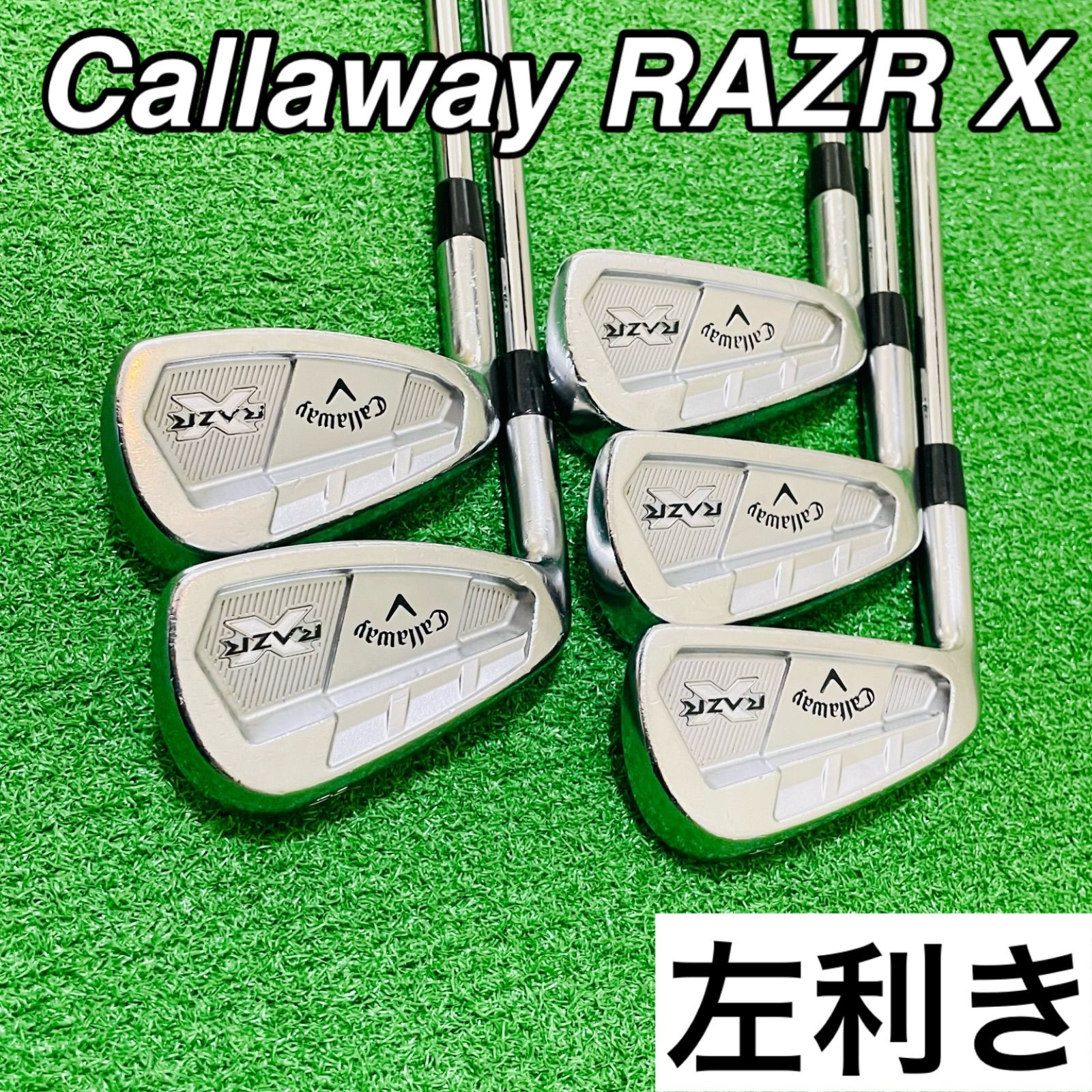 9983 Callaway RAZR X キャロウェイ メンズ 左利き レフティ アイアン5本セット Memphis10 5.6.7.8.9 ゴルフクラブ 送料無料 匿名配送