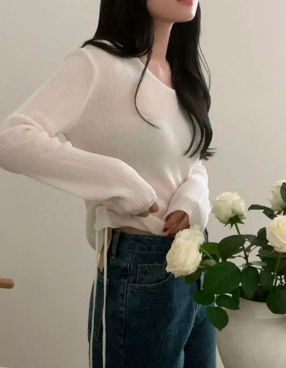 未開封 新品 꼰미고 ミルクシャーリングニット アイボリー
