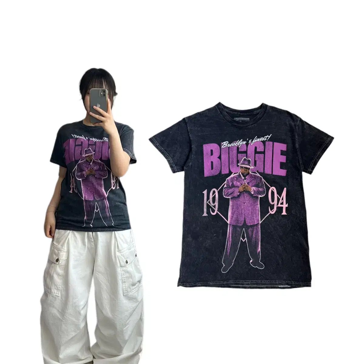 B I G ビギー ヴィンテージ ヒップホップTシャツ ラブTシャツ 半袖 Tシャツ