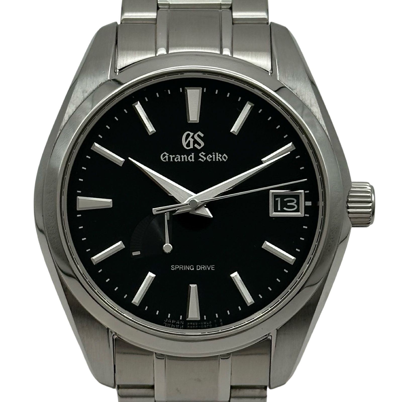 グランドセイコー Grand Seiko ヘリテージコレクション スプリングドライブ SBGA203(9R65-0AA0) ブラック ステンレススチール 自動巻き メンズ 腕時計