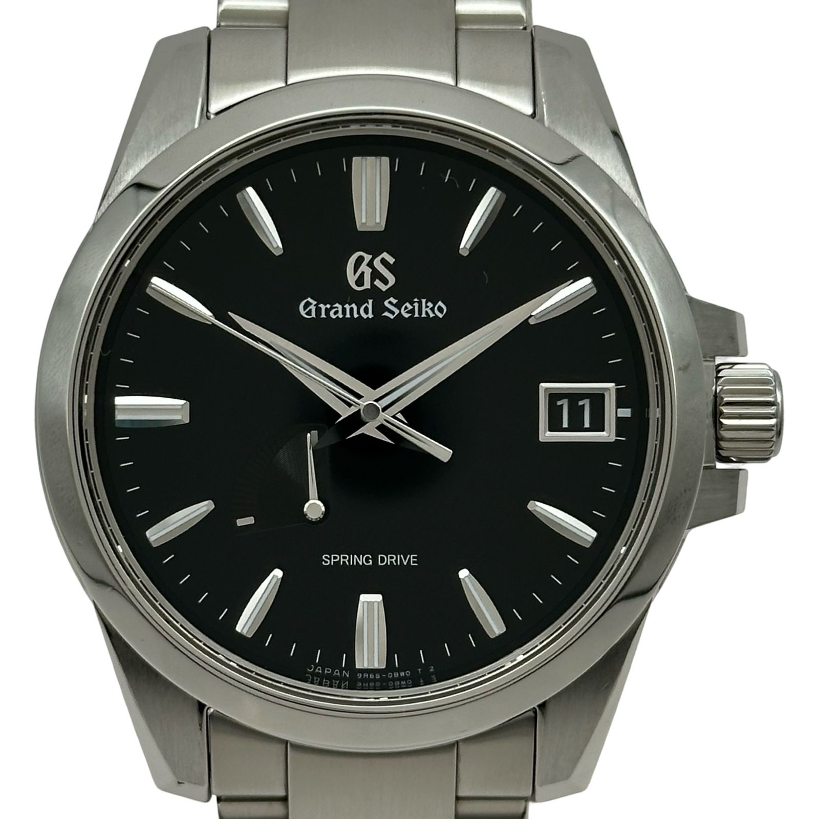 グランドセイコー Grand Seiko ヘリテージコレクション スプリングドライブ SBGA227(9R65-0AG1) ブラック ステンレススチール 自動巻き メンズ 腕時計