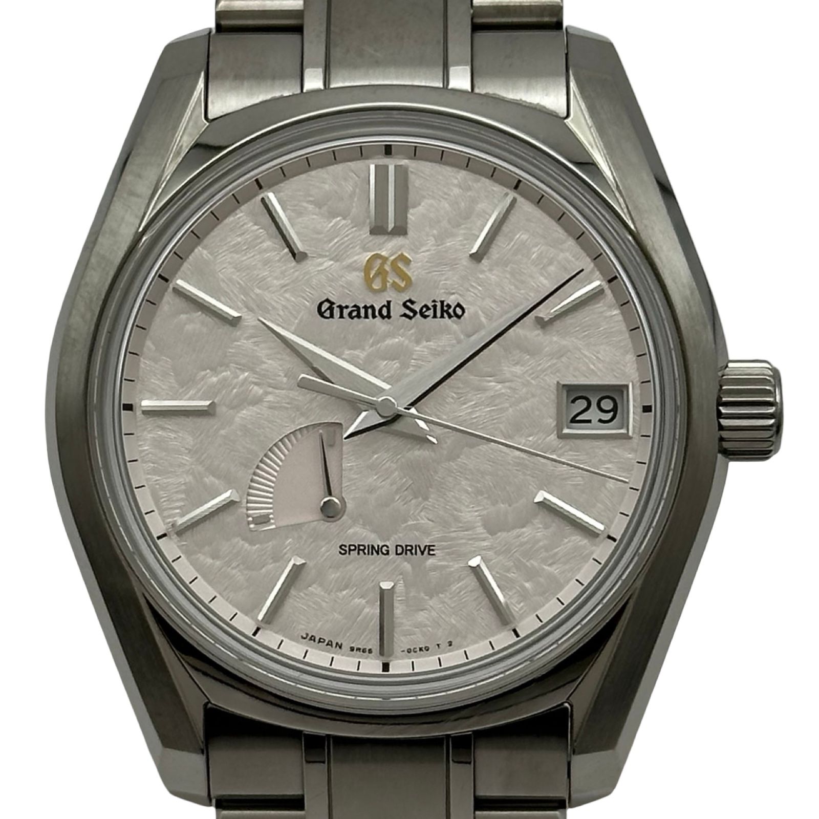 グランドセイコー Grand Seiko ヘリテージコレクション スプリングドライブ 春分 SBGA443(9R65-0DG0) 花筏ダイヤル チタン 自動巻き メンズ 腕時計