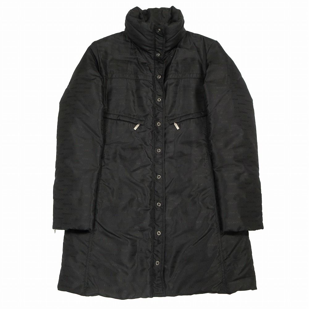 美品 MONCLER モンクレール 茶タグ ヴィンテージ BARI ロゴ総柄 ダウン