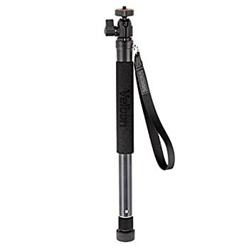 【中古】 Velbon 一脚 ULTRA STICK M52 5段 ウルトラロック 脚径21mm 小型 自由雲台 アルミ脚 408150 ブラック
