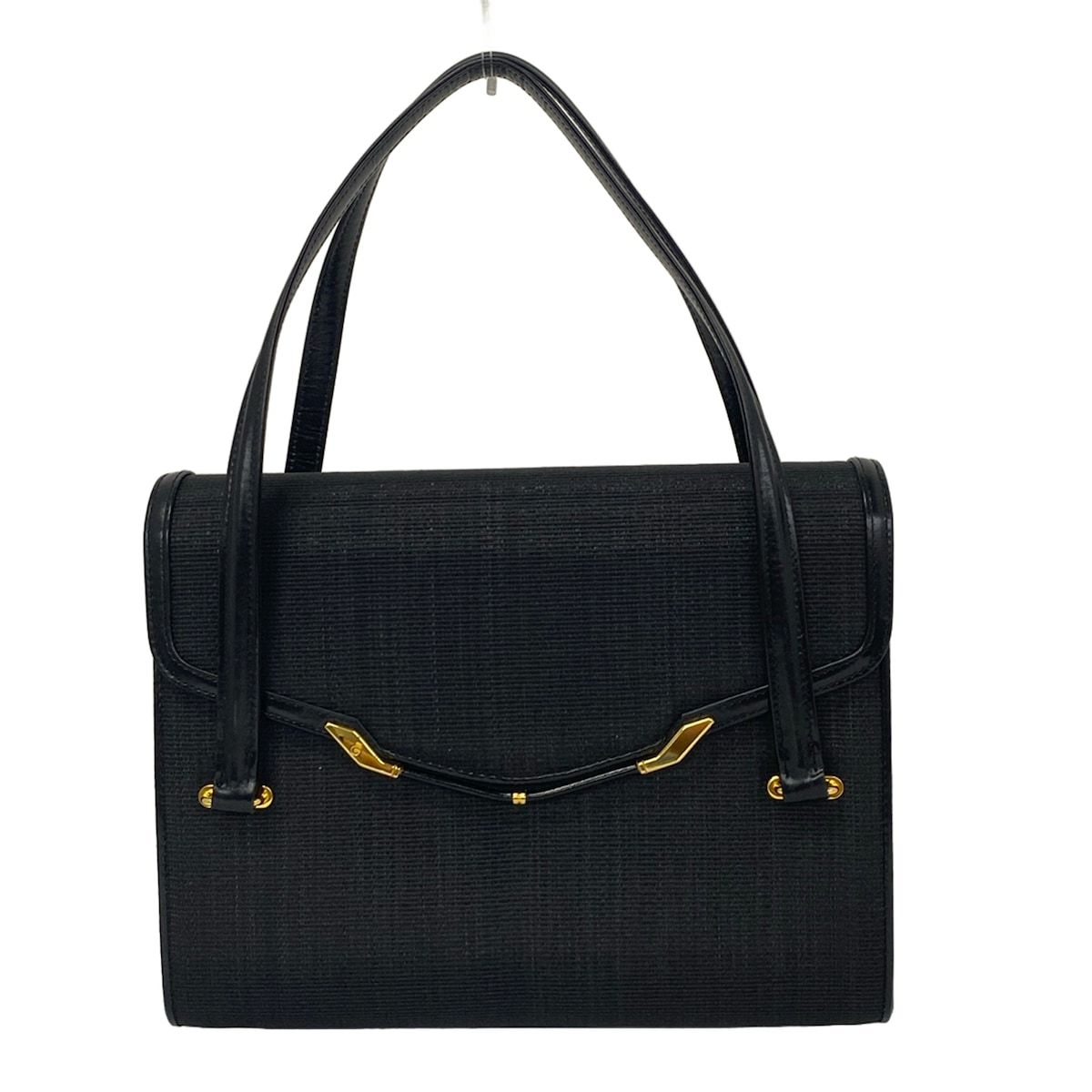 コンテス comtesse ハンドバッグ - レザー ダークネイビー 美品 バッグ 