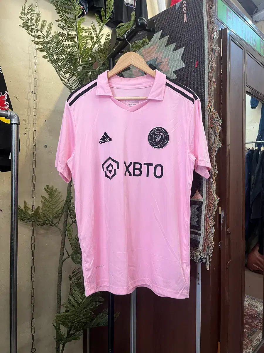 adidas インテル・マイアミ メッシ HOME 半袖ジャージ 半袖Tシャツ #csz840