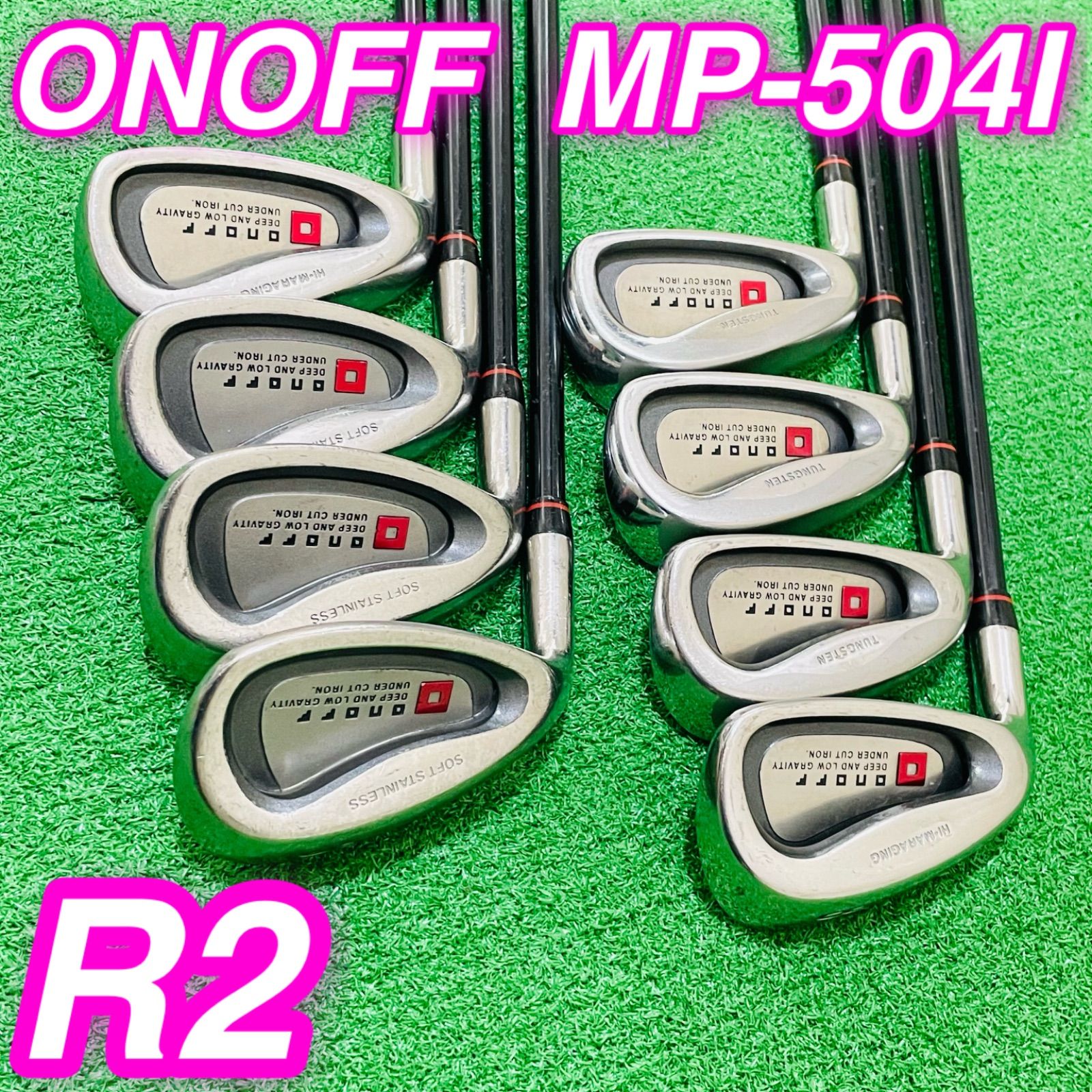 9984 ONOFF オノフ レフティ 左利き MP-504I アイアン8本セット メンズ レディース シニア フレックスR2 5.6.7.8.9.P.A.S 送料無料