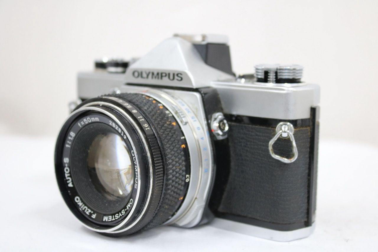 【返品保証】 オリンパス Olympus OM-1 F.ZUIKO AUTO-S 50mm F1.8 ボディレンズセット e11314