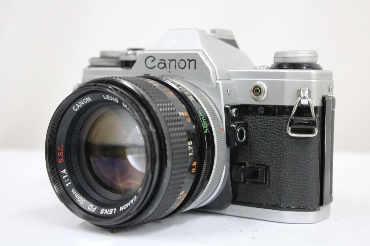 【返品保証】 キャノン Canon AE-1 FD 50mm F1.4 SSC ボディレンズセット e11276