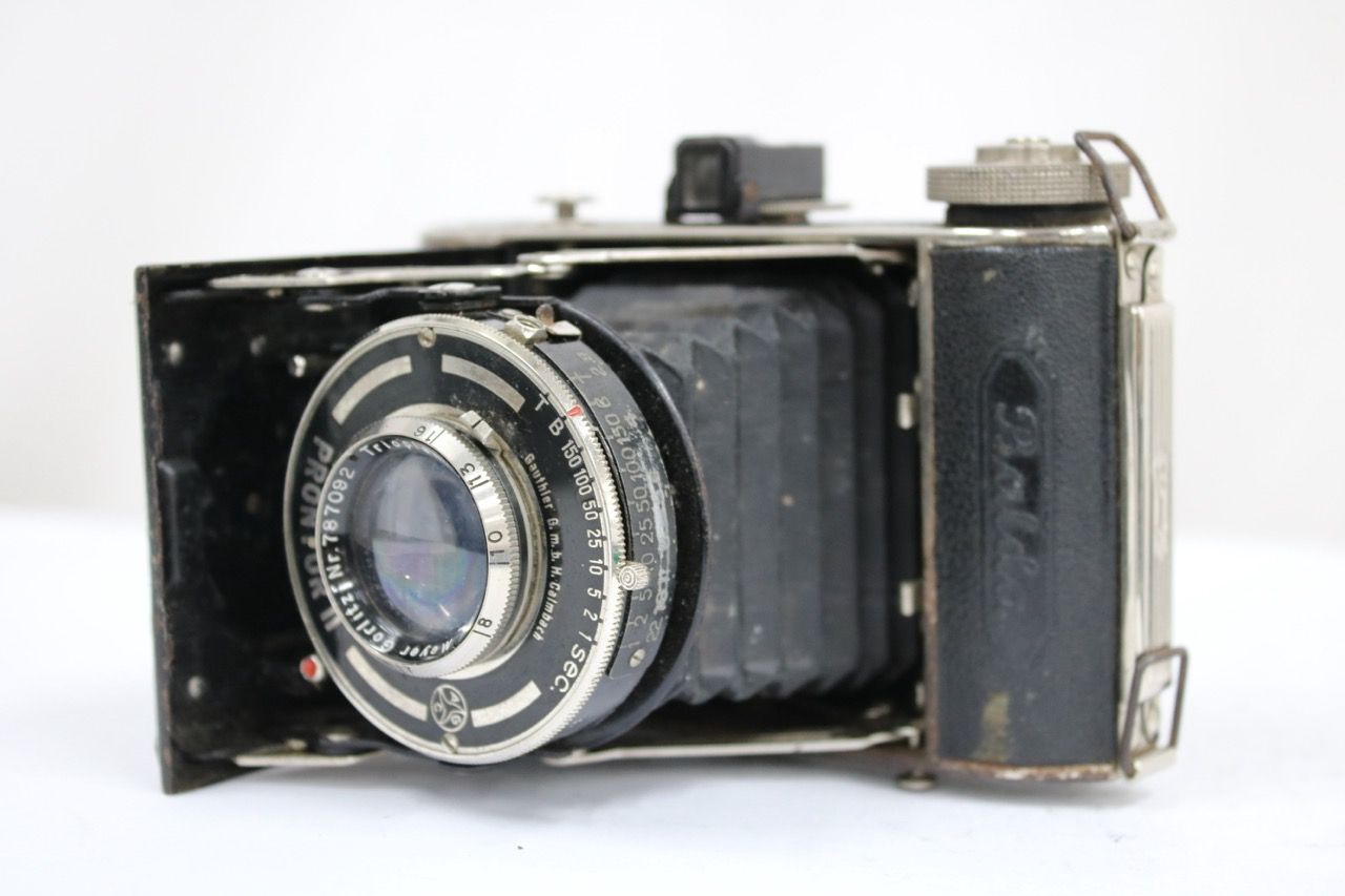 【訳あり品】 Balda BALDAX Trioplan 7.5cm F2.9 蛇腹カメラ e11281