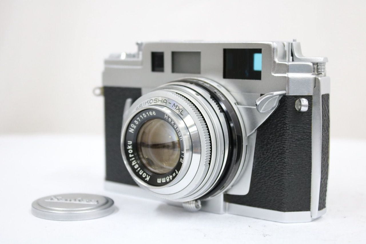 【返品保証】 コニカ KONICA III A Hexanon 48mm F2 レンジファインダー カメラ e11310