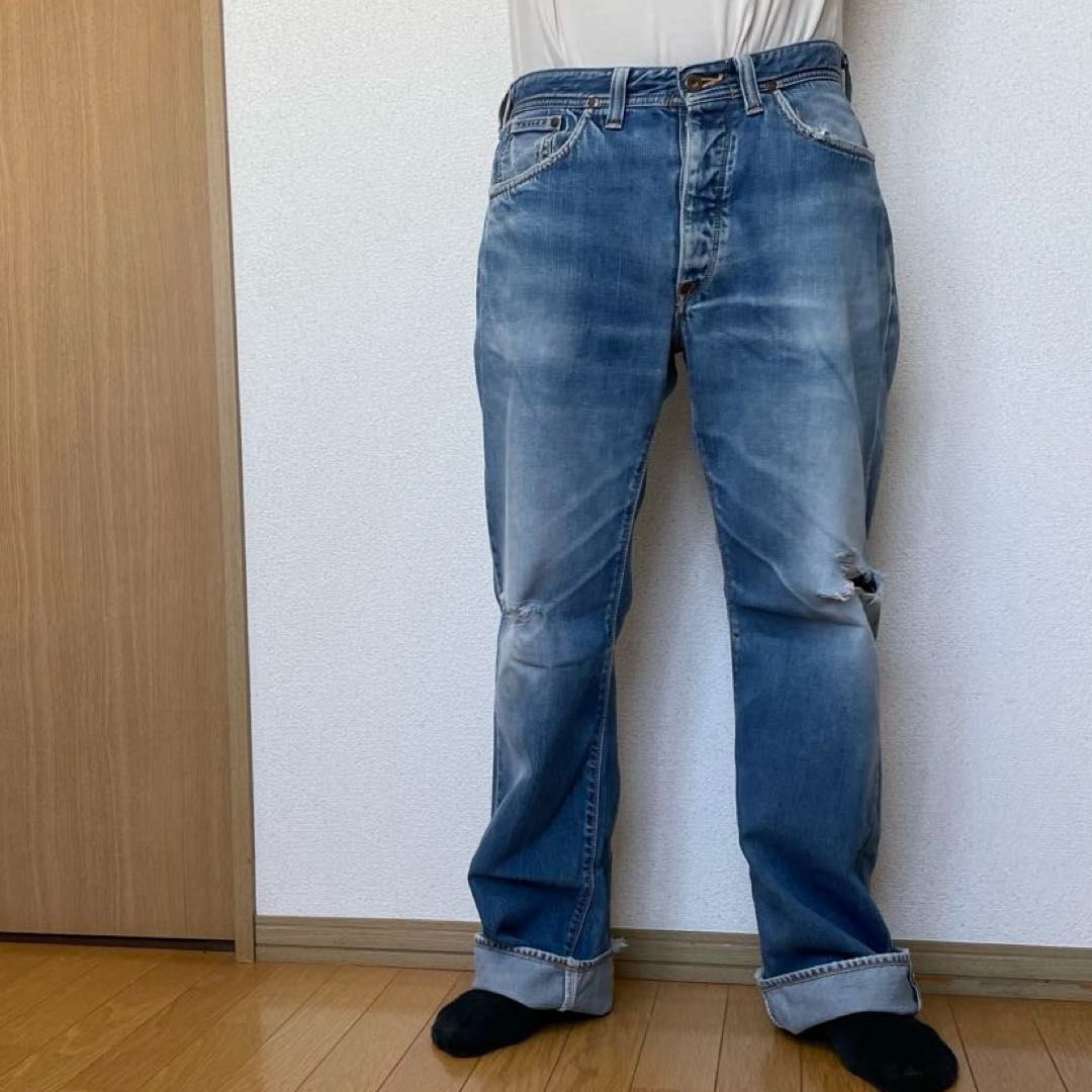 Lee 101B 30's復刻版 LOT.1101 W34（実寸約87cm）日本製 シンチバック