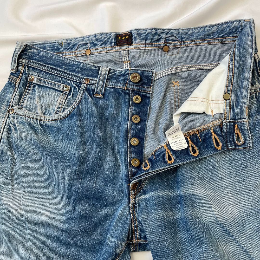 Lee 101B 30's復刻版 LOT.1101 W34（実寸約87cm）日本製 シンチバック