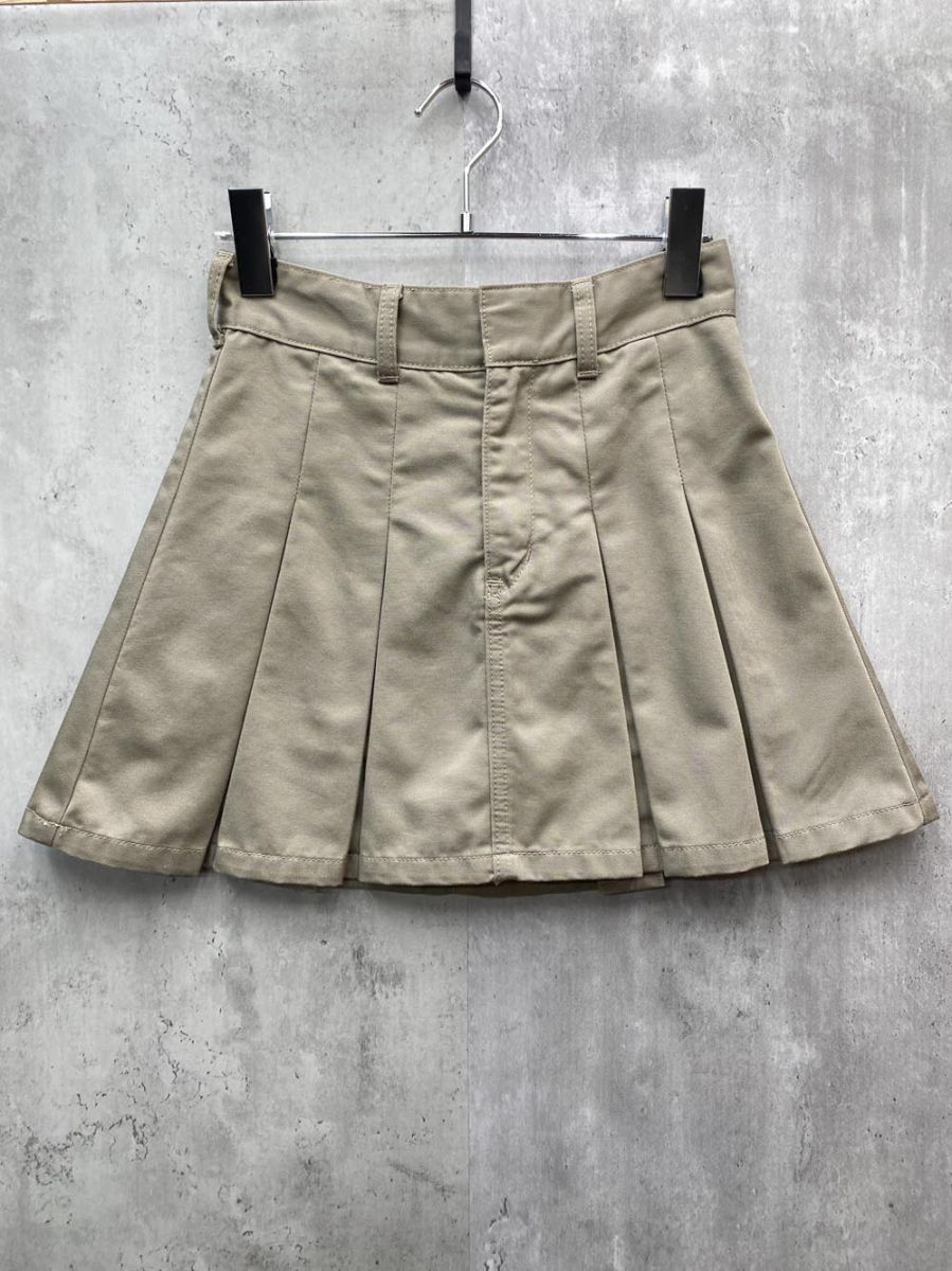 美品 GYDA ジェイダ プリーツ ミニ スカート パンツ カジュアル sizeS/ベージュ ■◇ レディース