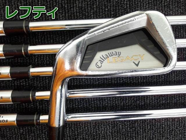 中古 レフティーアイアンセット キャロウェイ LEGACY2010/GS95 6本セット/S200/25[9604]■松山店