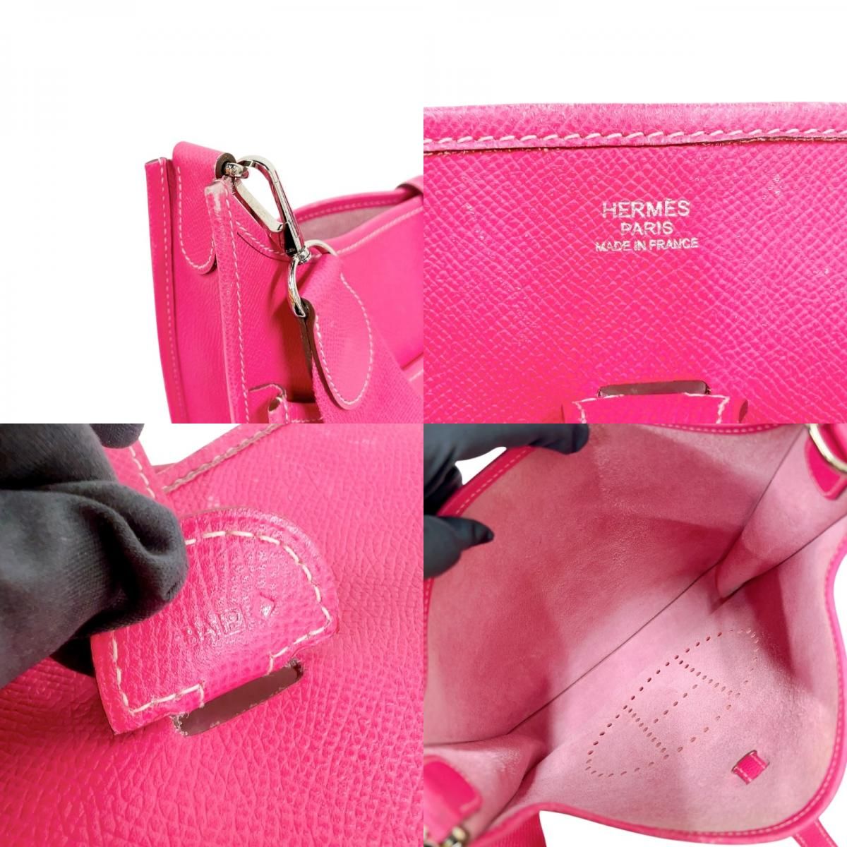 エルメス HERMES エブリン3PM ▢P刻 (2012年製) ローズティリアン エルメス HERMES エブリン3PM ▢P刻 (2012年製) ローズティリアン