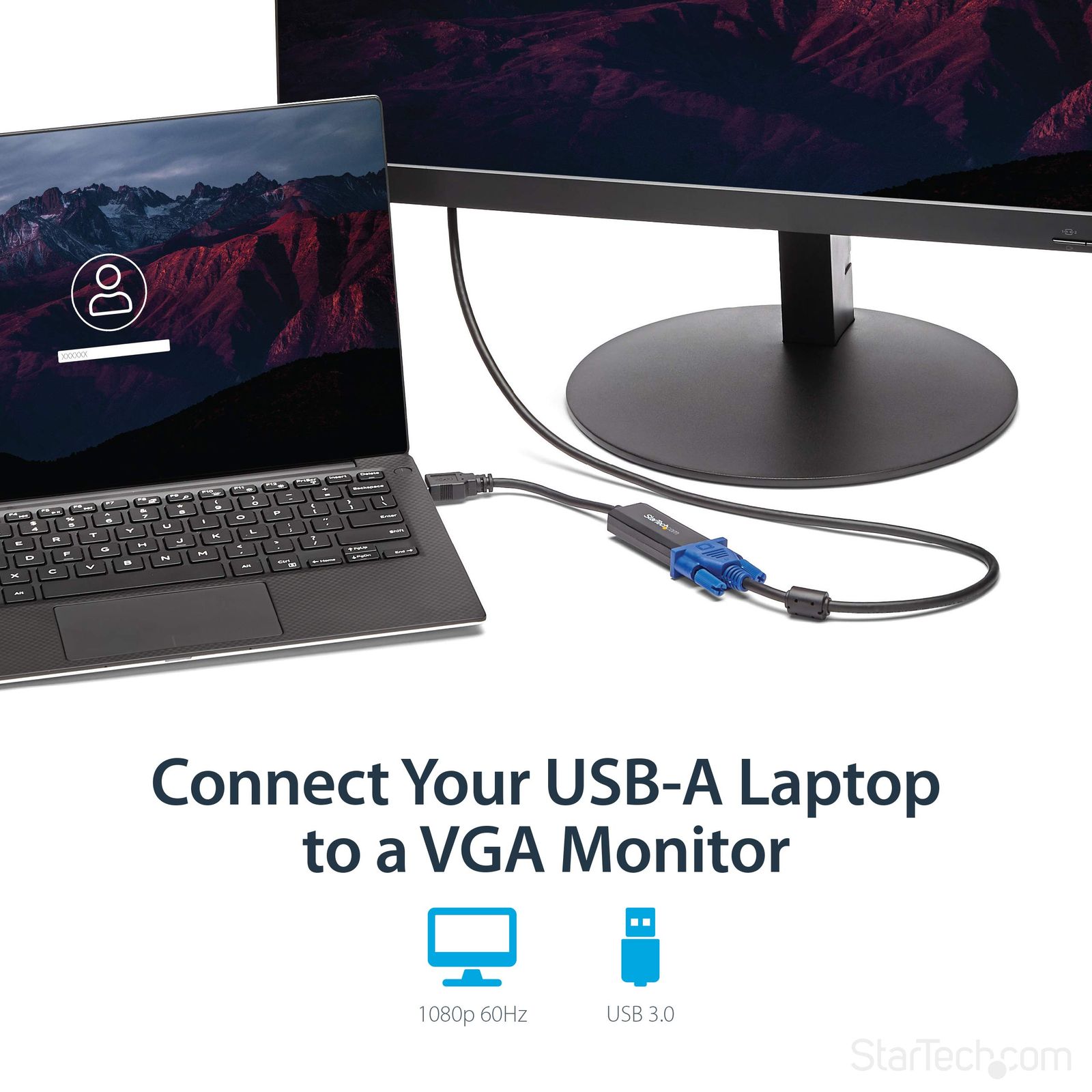 StarTech.com USB 3.0 - VGA変換アダプタ オンボードドライバ