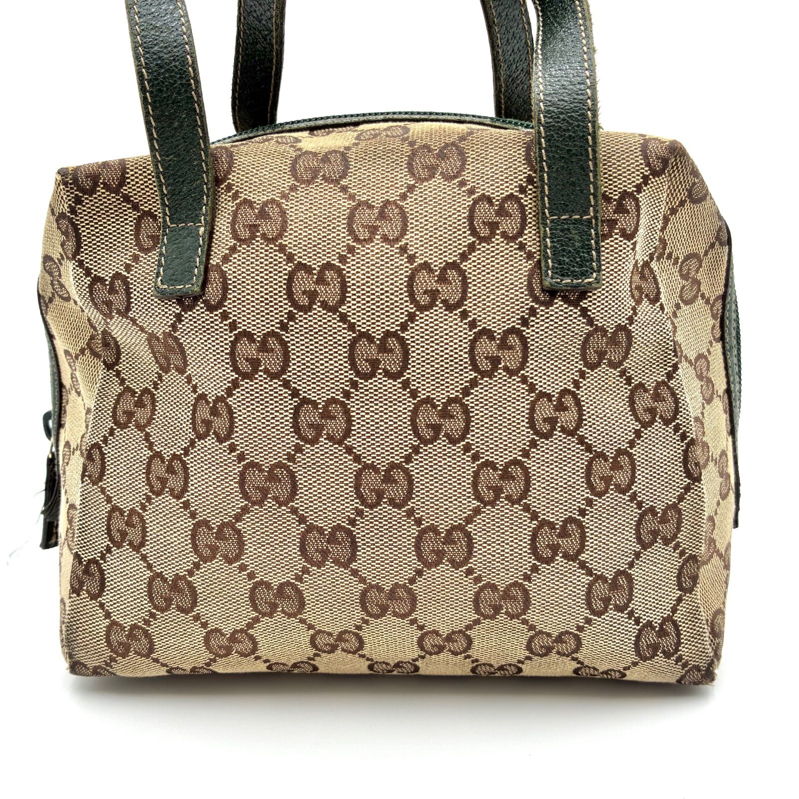 良品◎GUCCI グッチ GGキャンバス アクセサリーポーチ ハンドバッグ 