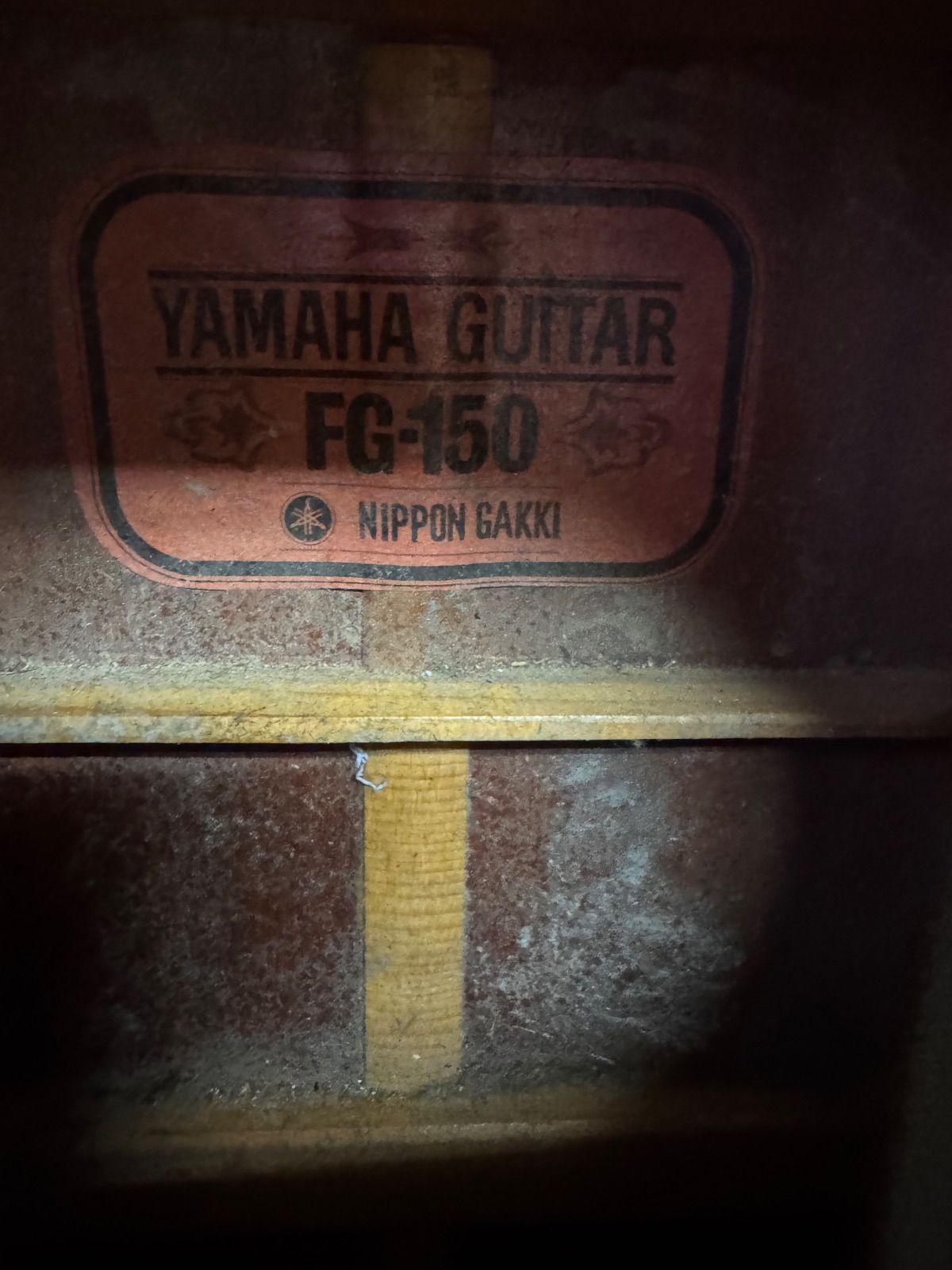 YAMAHA FG-150 赤ラベル アコースティックギター ハードケース付き