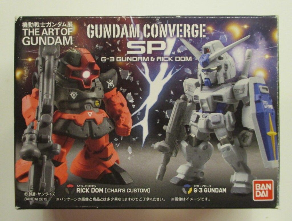 BANDAI FW GUNDAM CONVERGE 機動戦士ガンダム シャア専用リックドム&Gー3ガンダム ガンダム展限定 SP
