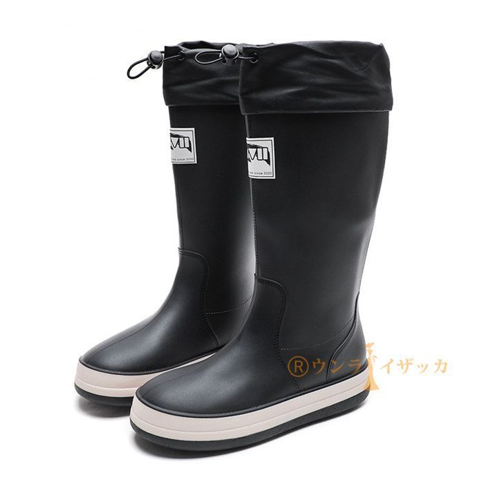 人気商品 雨具 レインブーツ レディース 長靴 メンズ 完全防水 フィッシングブーツ 厚底ブーツ ロングブーツ 長靴 マリンブーツ 男女兼用 撥水 渓流 磯 滑らない