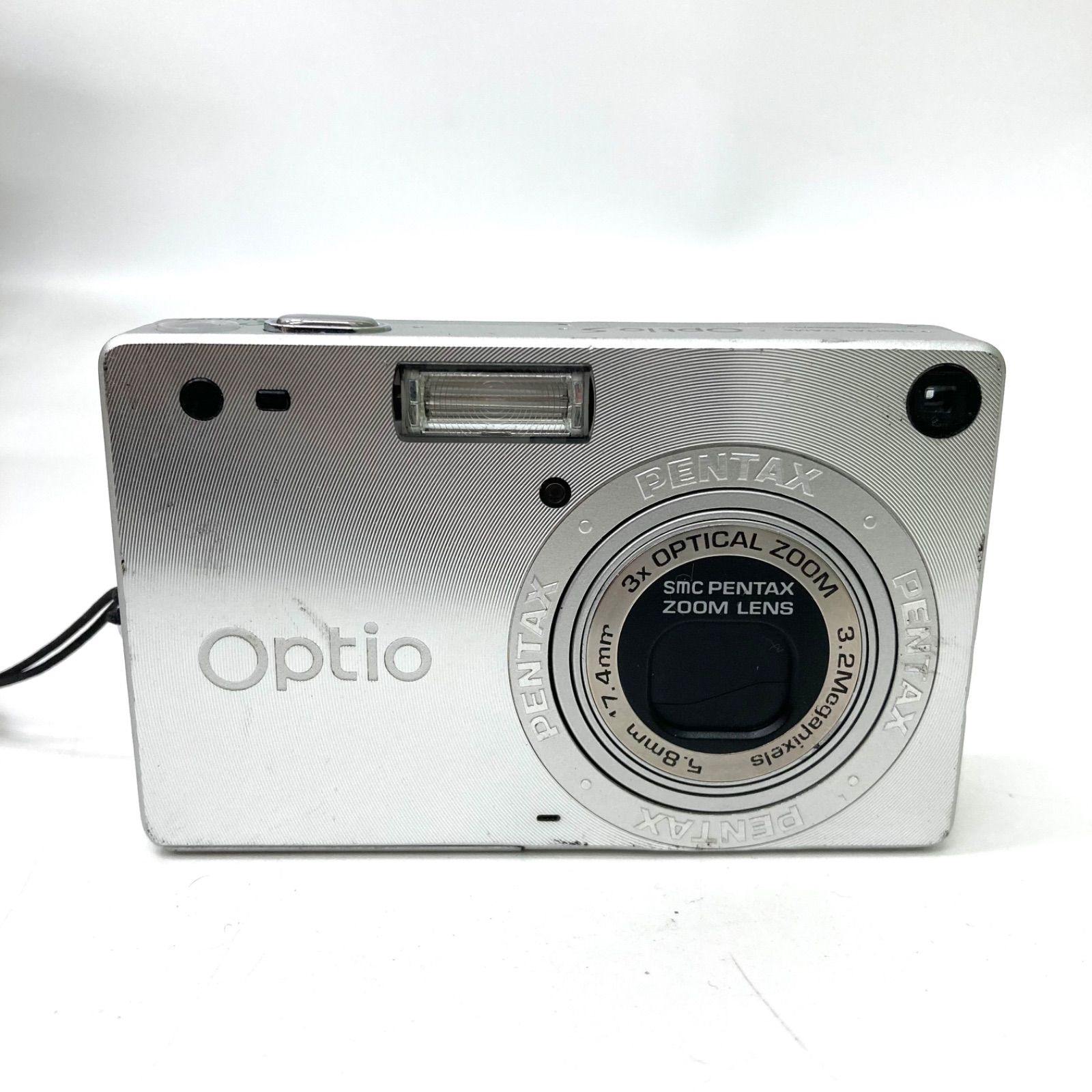 デジカメ シルバー PENTAX Optio 中古 PENTAX】ペンタックス Optio デジタルカメラ シルバーカラー ジャンク
