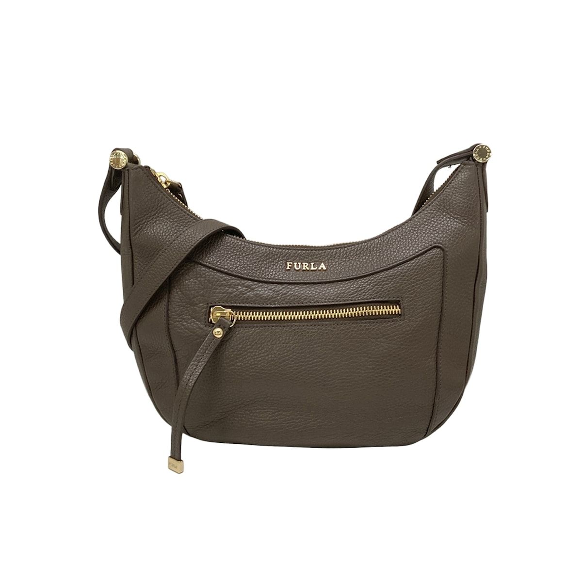FURLA(フルラ) ショルダーバッグ - F6660 ダークブラウン レザー