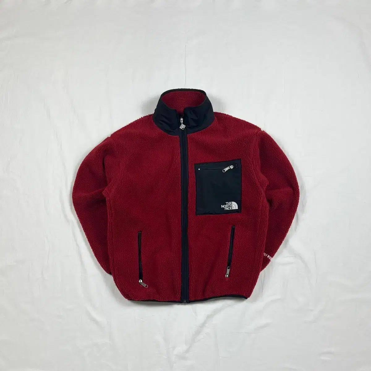 THE NORTH FACE ザノースフェイス tnf ロゴ バルキー フリース ジップアップ ジャケット