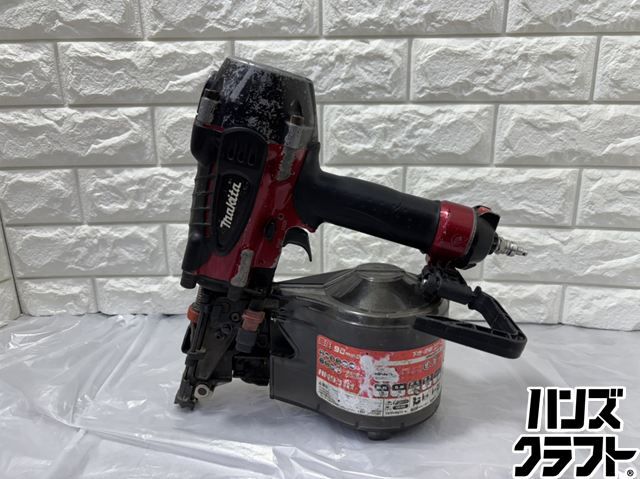 ▽【中古】マキタ AN931H 90mm高圧エア釘打機 本体のみ