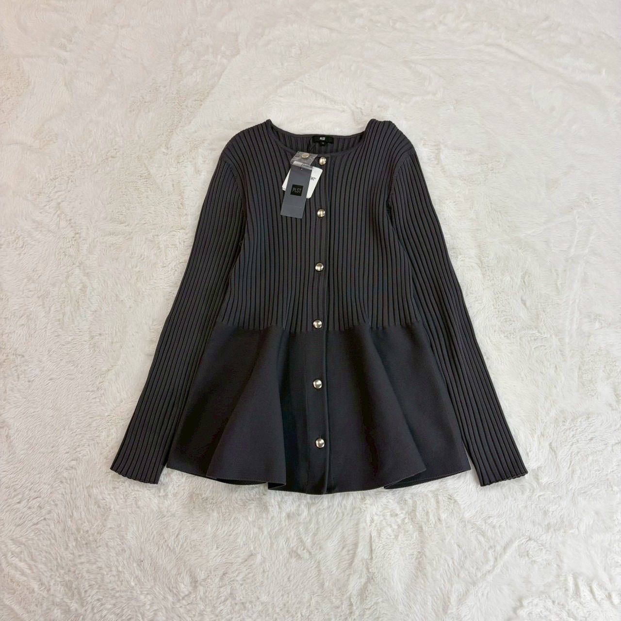 新品 未使用 定価11,000円 PLST プラステ ホールガーメントペプラム