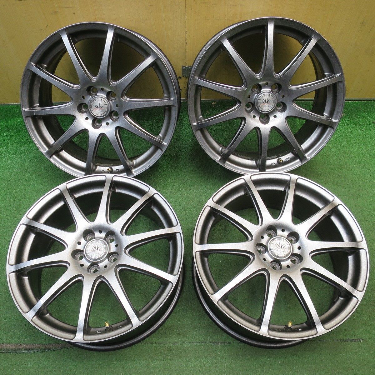 [送料無料] 4本価格★LOXARNY SPORT BADX 17インチ ホイール ロクサーニ スポーツ 17×7J PCD100/5H★6042701NJホ