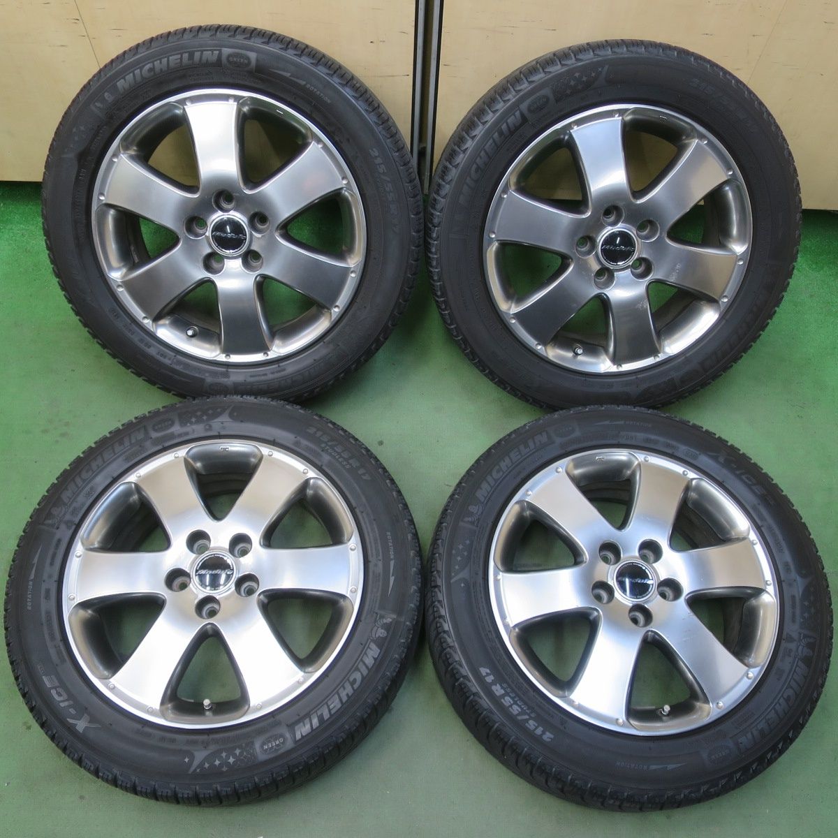 4本価格☆ホンダ ヴェゼル 等 純正 Modulo ENKEI 215/55R17 