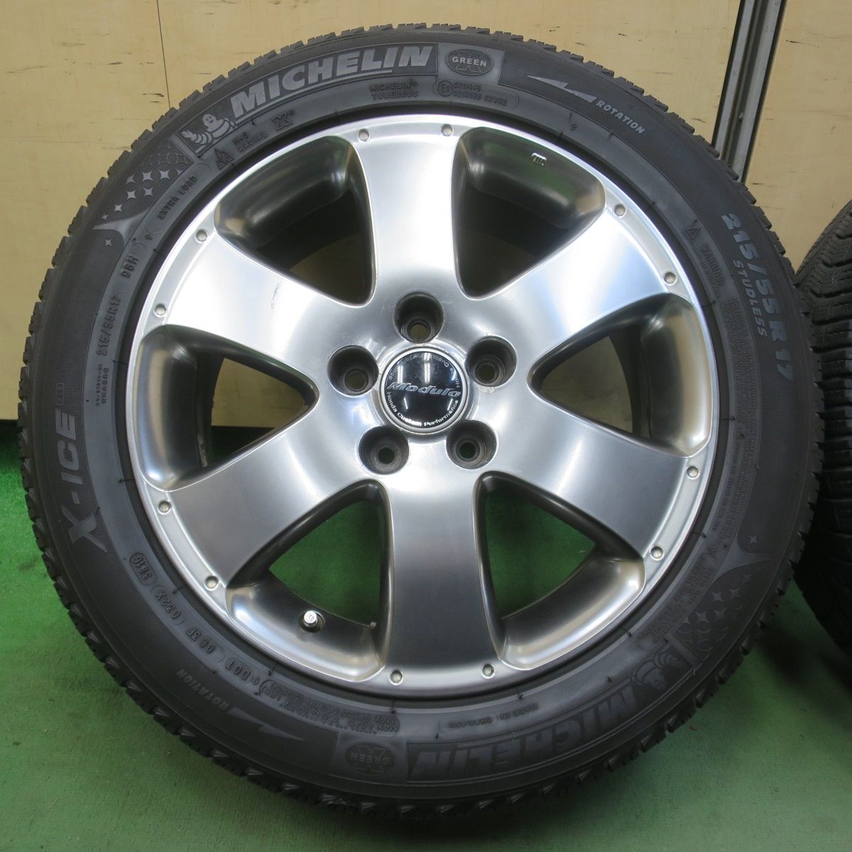 4本価格☆ホンダ ヴェゼル 等 純正 Modulo ENKEI 215/55R17 
