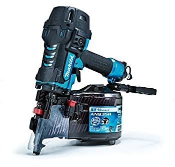 【中古】 マキタ Makita 90mm高圧エア釘打 青 エアダスタ付 AN935HM