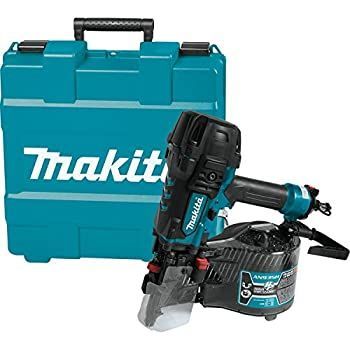【中古】 マキタ Makita 90mm 高圧エア釘打 赤 エアダスタ付 AN935H