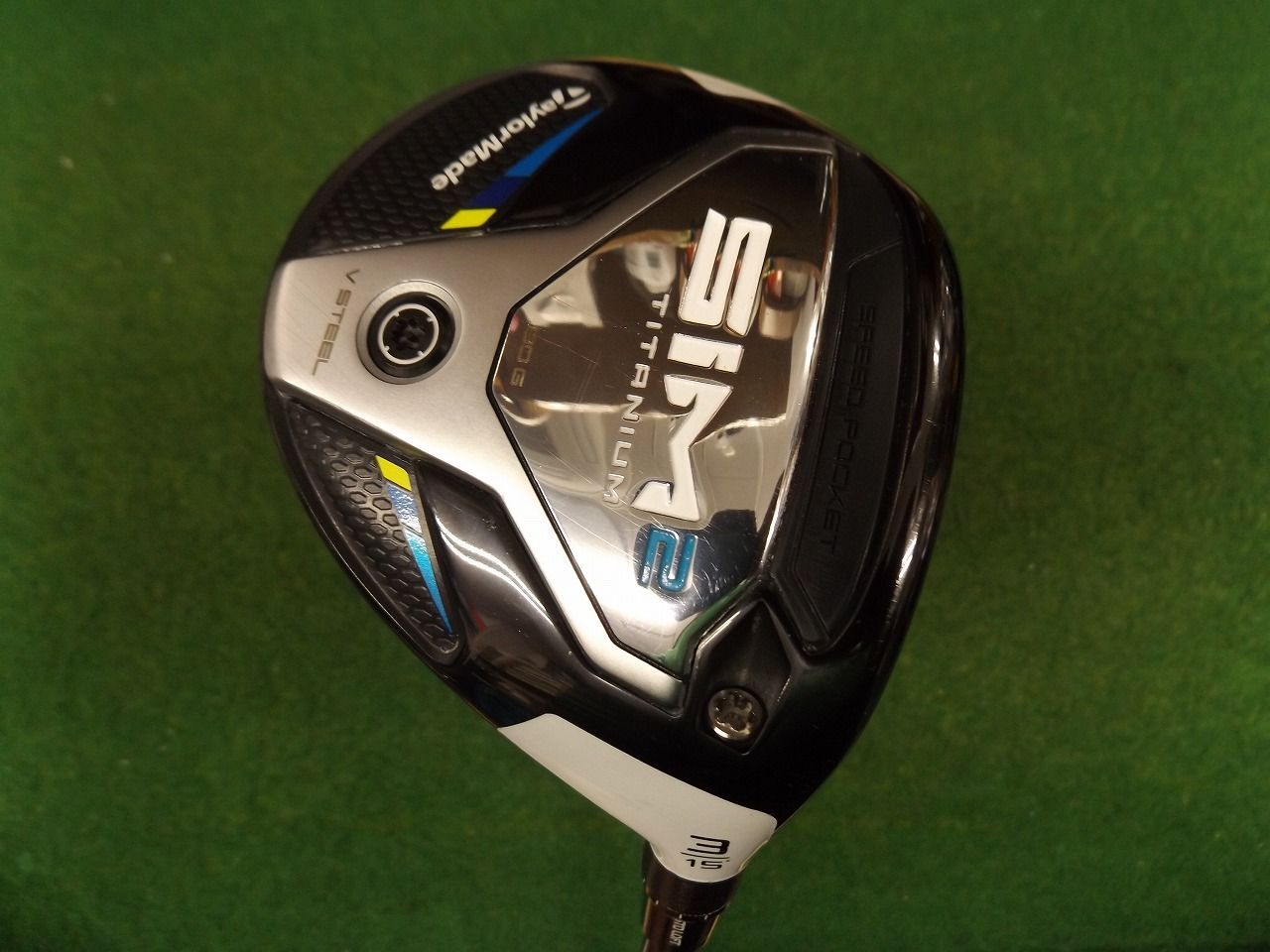 2847 SIM2 3W 15° TENSEI BLUE TM50 R カバー有 テーラーメイド フェアウェイウッド .020854